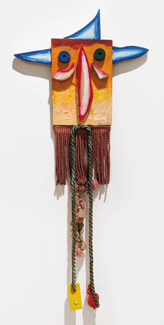 Tastoan - Maschera con orecchi e pendagli